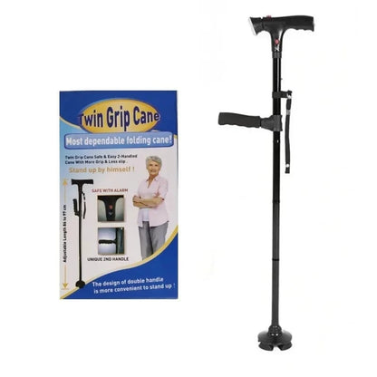 SecureStep Cane – LED + Fall Alert